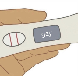 :gaypregnancytest: